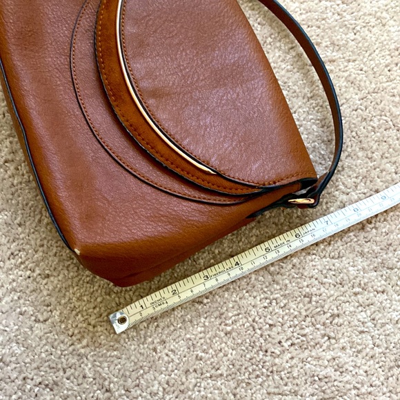 Lauren Conrad Brown / Tan Mini Crossover Purse - Picture 7 of 7